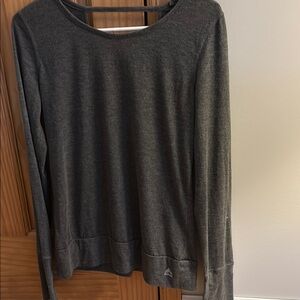 Women's Charcoal Long Sleeve Top